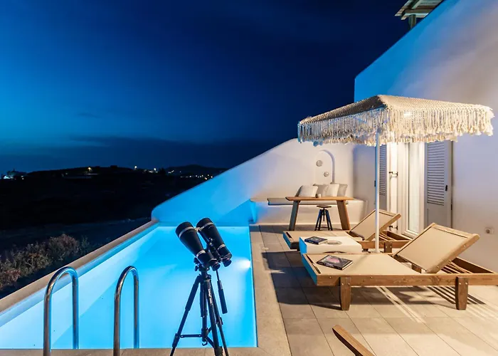 Ariadne's Crown Luxury Astroconcept With Private Pools And Spas Vívlos